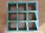 Green Fiber Glass Material 38*38*38mm Thickness Sanded Frp Grating Anti Slip