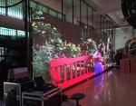 Transparent HD Indoor Advertising LED Display Wall 1000*500*80mm