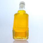 350ml 500ml Screw Cap Flint Glass Transparent Bottle for Whisky Vodka Champagne