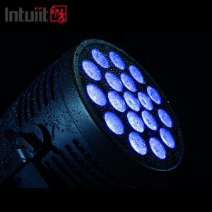 Wholesale 18pcs*20w Led Par Can Light With Variable Rgbwa+Uv 6In1 For Theme Park DJ Bar Stage from china suppliers