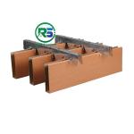 0.8mm Suspended Metal Ceiling 0.7-1.0mm in Wine Red for Modern and Simple