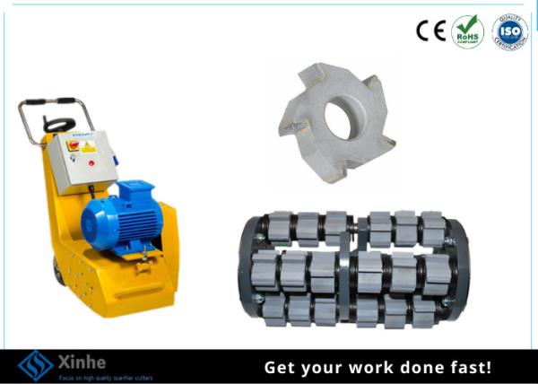 6 Teeth/ Tips Concrete Milling Cutter Concrete Asphalt Surface Scarifier