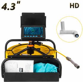 China 4.3inch Pipe Blockage Detector 10m Cable Underground Pipe Camera Inspection on sale