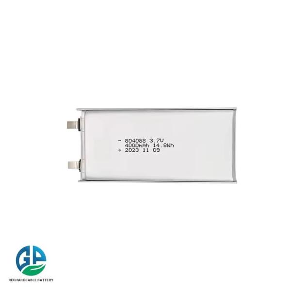 804088 3.7V Rechargeable Lithium Ion Polymer Battery High Power High Capacity