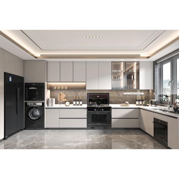 Custom Full Luxury Lacquer Double Sink Island Cabinets Kitchen Furniture Design Kitchen Cabinet Modern/kitchen Cabinet
