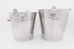 4L Household used different size pail bucket with handle stainless steel water