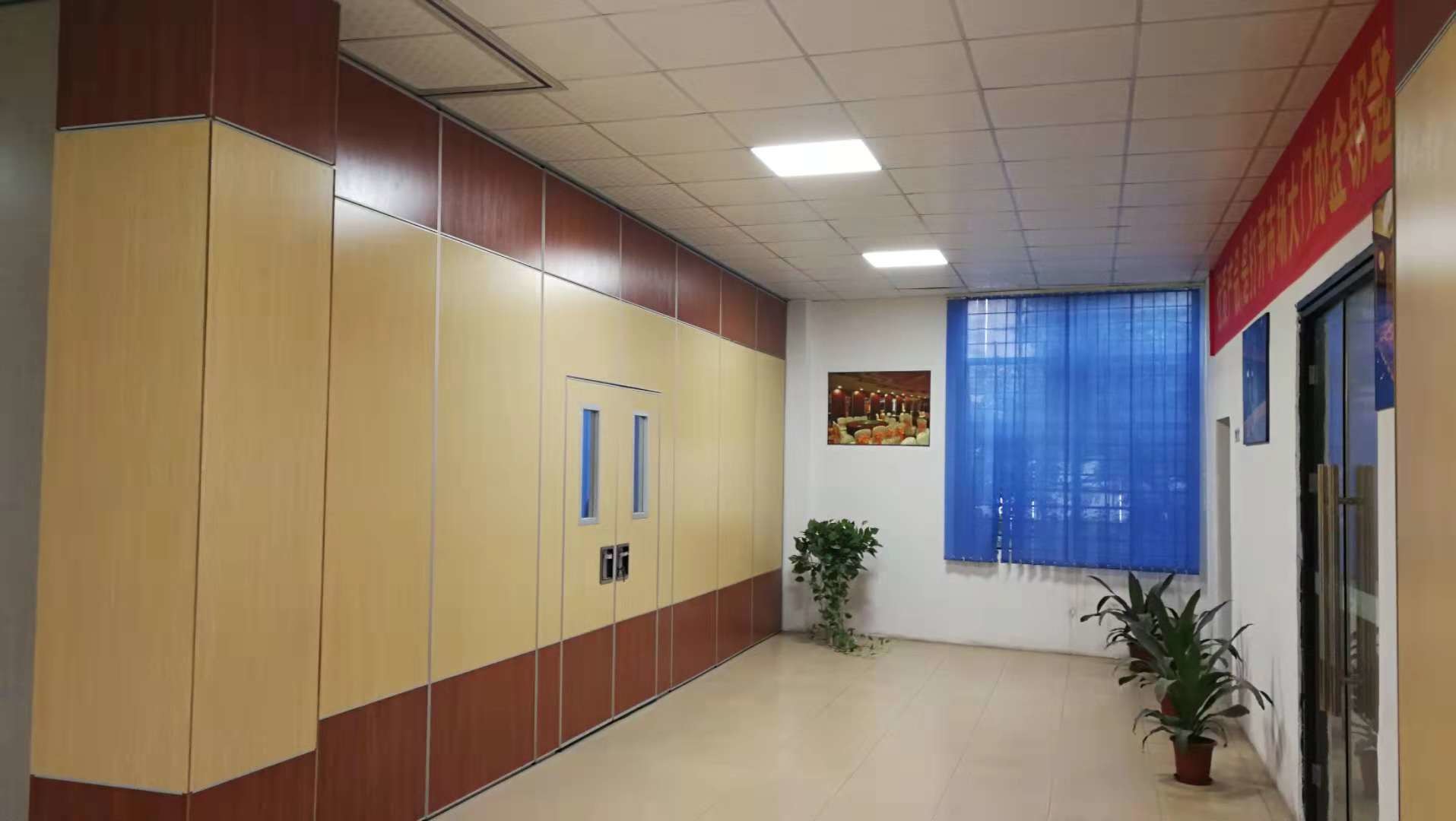 Acoustic Movable Partition Wall Systems For Exhibition Place / Hospital