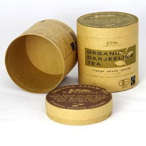 Wholesale Eco-friendly Brown Kraft Paper Cans Packaging for Flower Tea and Nutrition Powder from china suppliers