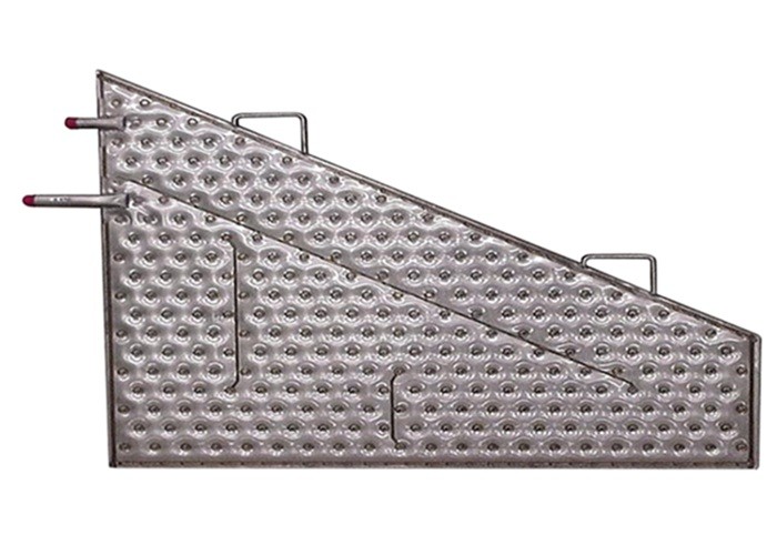 High Power Water Pressure Pillow Plate 1.2mm Double Embossed Profile