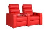 Home Theater Recliner Seating Genuine Leather Cinema Power Reclining Sofa