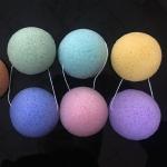 Round Konjac Body Sponge Eco Friendly OEM ODM