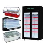 Multi-Deck Chillers With Doors Refrigerated Display Cabinets Cooler Open Freezer