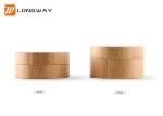 Bamboo Cream Jar 30g 50g with PP inner bottle for Cosmetic Packaging