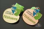 Zinc Alloy Award Coins Medallions Personized Color Filled Smooth Back