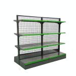 High Quality Single-Sided Supermarket Gondola Shelf Heavy Duty Cold-Rolled Steel