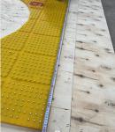 37 1/2 inch Anti Slip Mat Rotary Table Yellow Colour 2200MM*1800MM Mat For