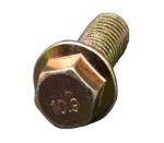 M8x7512mm equal to JIS-1189 Class 8.8 zinc yellow Non-serrated Hex Flanged Bolt