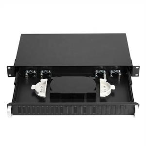 Wholesale Fiber Optic Patch Panel 1U 24 port with dustproof cover on each port(7244203) from china suppliers