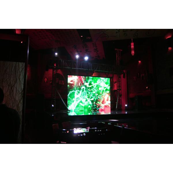 Slim Full Color LED Display , Stage LED Display Indoor Large LED Screen