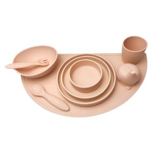 Wholesale Baby Plain Suction Bowl And Plate Set Silicone Food Grade With Spoon from china suppliers