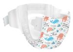 Nonwoven 3D Leak Prevention Channel Disposable Baby Diapers