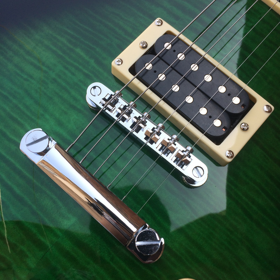 High quality Custom LP electric guitar,Quilte Maple top ,Rosewood fingerboard