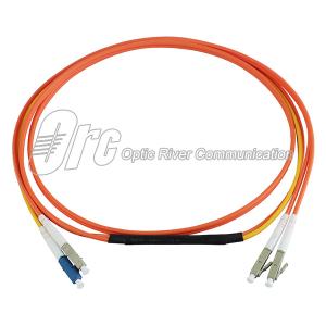 Wholesale 1.5mm Ceramic LSZH G652D Fiber Optic Patch Cable Duplex LC To LC from china suppliers
