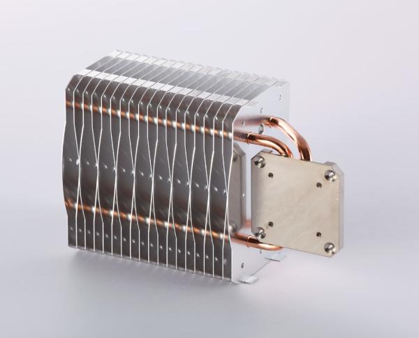 Automatic Tube Forming Machining Copper Pipe Heat Sink Aluminum Fin Copper CPU