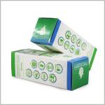 White Card Folding Paper Box For Lipstick Foundation And Eye Cream Health Care