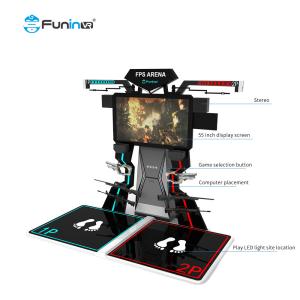 Wholesale Sheet Metal VR FPS shooting game racing 9d game machine flight simulator from china suppliers