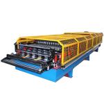 PLC Control Double Layer Metal Steel Roofing Sheet Roll Forming Machine High