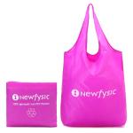 Large Advertising 210D 12x10cm Nylon Fold Up Tote Bag
