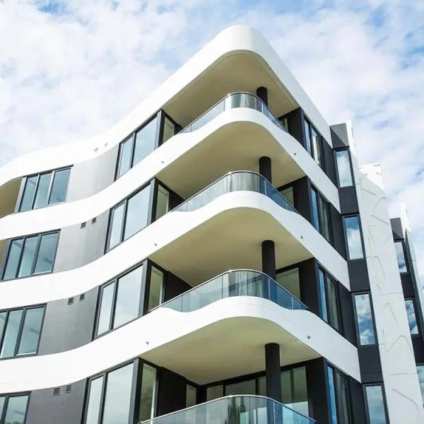 Laminated Glass Curtain Wall Office Building Thermal Insulation Sound Insulation