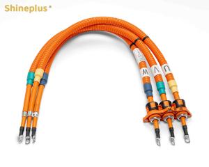 Wholesale High Current High Temperature Resistant New Energy Vehicle Three-Phase High Voltage Harness from china suppliers