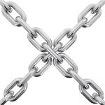 Self Color 304 Stainless Steel Coil Chain for Pull Traction Suspension Welded