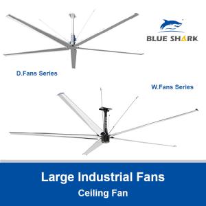 China Large Industrial HVLS Ceiling Fans For Factory Large Workshop Fans on sale