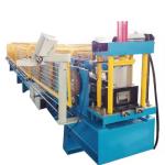 0.3-0.8mm Galvanized Steel Rainwater Half Square Gutter Roll Forming Machine