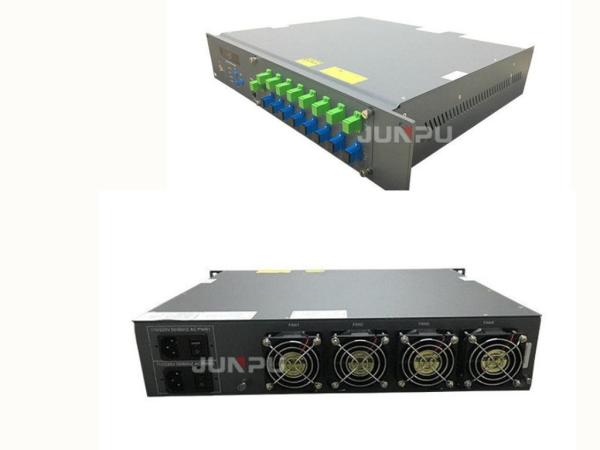 High Power 1550 Pon Edfa Optical Amplifier Wdm Combiner 16 Outputs Per 19dbm