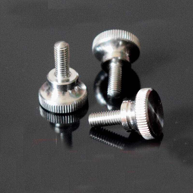 NXF ASTM A790M A479 Customizable Grip Knobs Fasteners M2-M10 316 Stainless Steel High Head Knurled Hand Screw Big Head Bolt