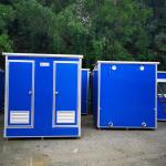 Eco Friendly Shipping Container Toilets , Temporary Prefab Mobile Toilet