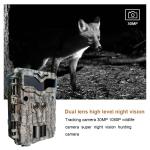 Hunting camera KW698A dual-lens 1080P 30MP waterproof IP67 up to 512GB storage