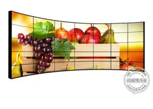 Wholesale 49&quot; 55&quot; 65&quot; 4*4 Curved LCD Video Wall / 500 Nits LCD Panel TV Wall Big Screen from china suppliers