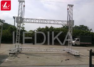 Wholesale Trust Square Tubing Trusses / Goal Post Truss Ground Support Truss System from china suppliers