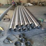 6" Water Well Screen Pipe 152mm Johnson Wire Strainer WellTube For Sand Control