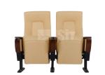 Sound Absorption Church Auditorium Chairs With Noiseless Closing Seat Pad