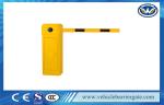 Remote Control Automatic Barrier Gates , Straight Boom Traffic Barrier Gates in