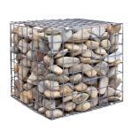 High Stability Fence Wire Rock Metal Mesh Cube Wire Mesh Box 50x50mm Aperture