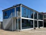 3 Bed rooms Eco-friendly Modular Prefab Detachable Container House with Carport