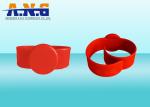 Slap RFID Wristbands with flexible stainless steel bistable spring bands