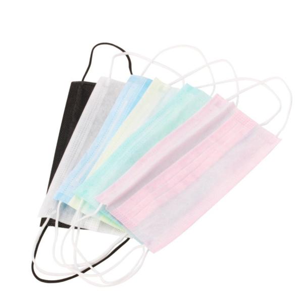 Anti Coronavirus Disposable Earloop Face Mask Quadruple Structure Fabric Eco -